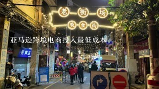 亚马逊跨境电商投入最低成本