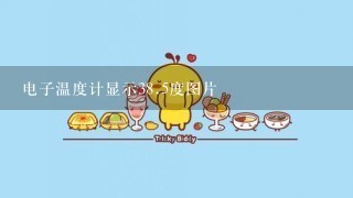 电子温度计显示38.5度图片