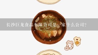 长沙巨龙食品有限公司是一家什么公司？